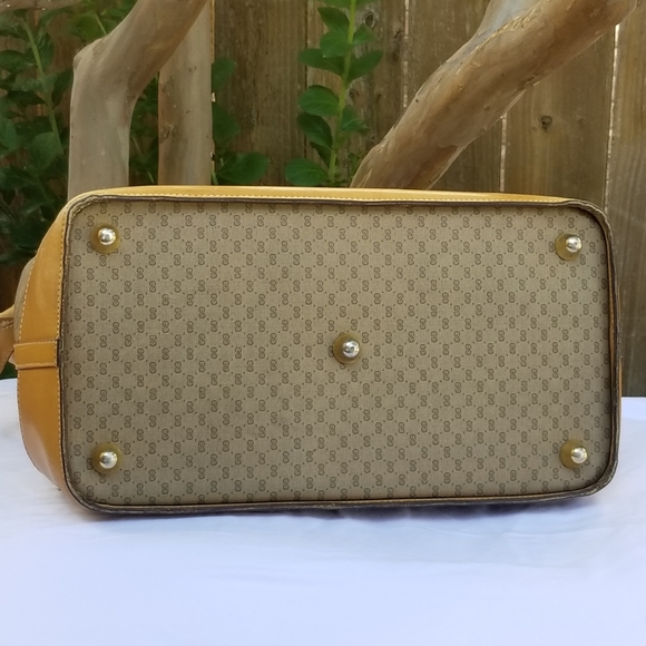Vintage Gucci Overnight Weekender Travel Train case Boston bag - Picture 10 of 16